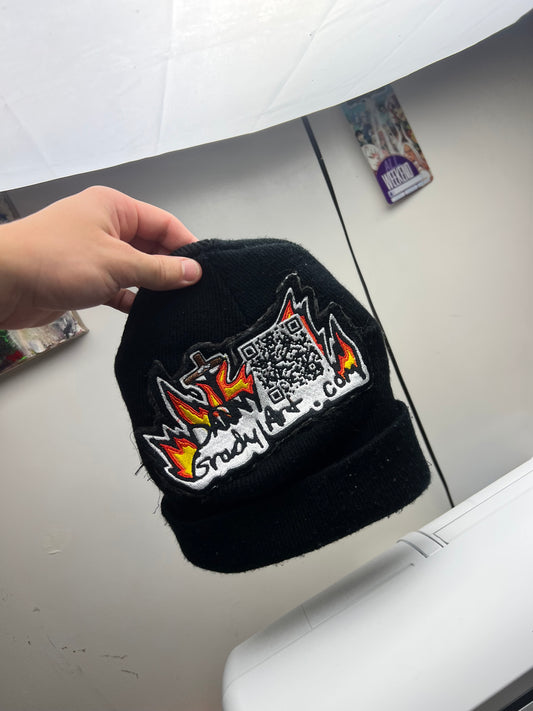 Glow in the Dark Embroidered Beanie