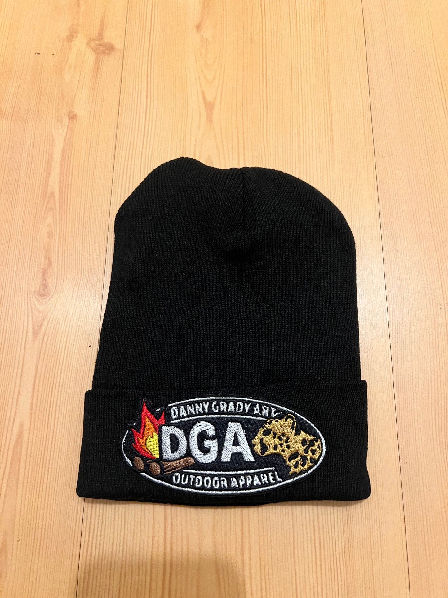 DGA Embroidered Cheetah Beanie